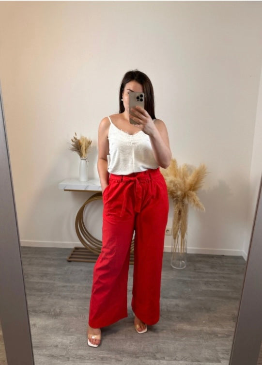 Grande taille Pantalon large