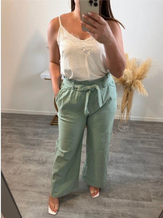 Grande taille Pantalon large