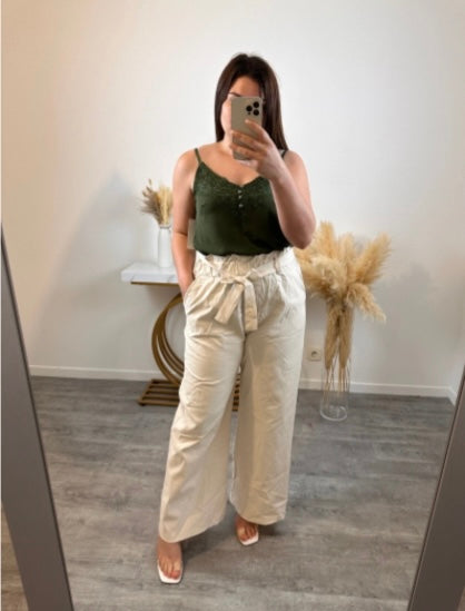 Grande taille Pantalon large
