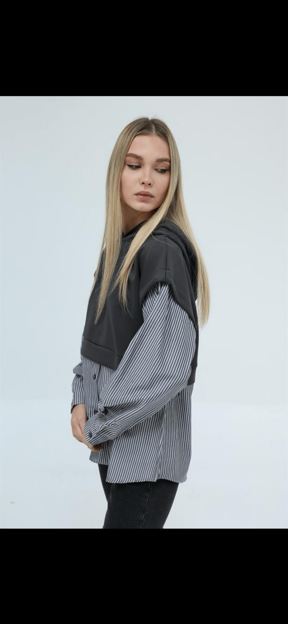 Chemise sweat à capuche - leyily