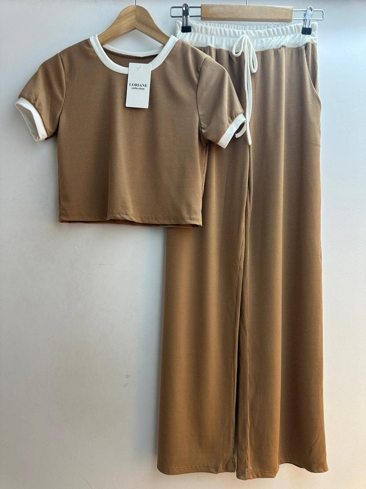 Ensemble top + pantalon taille unique - leyily