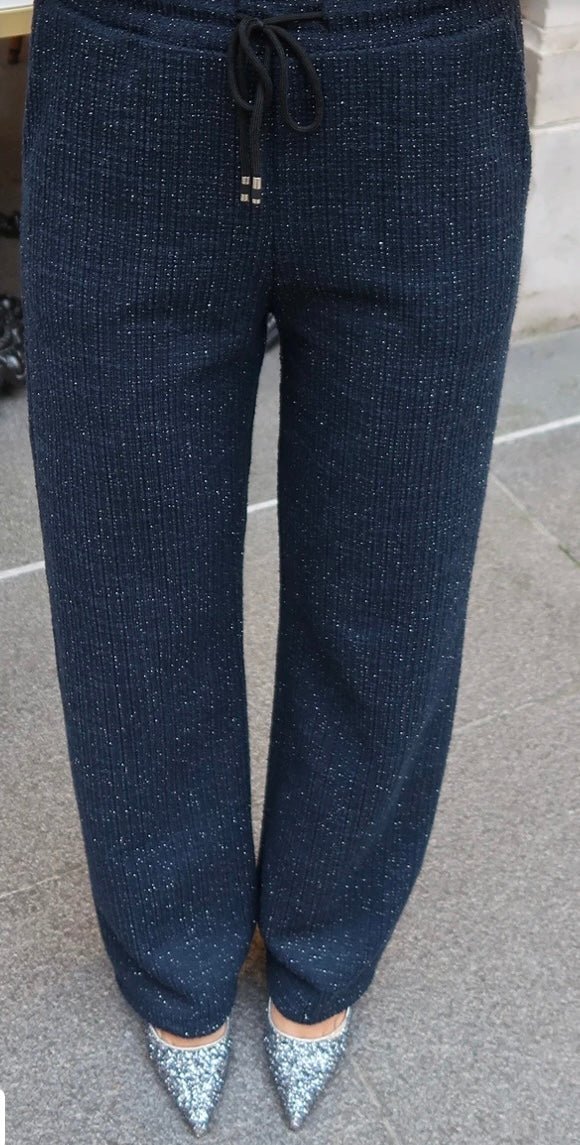 Pantalon large en tweed - leyily