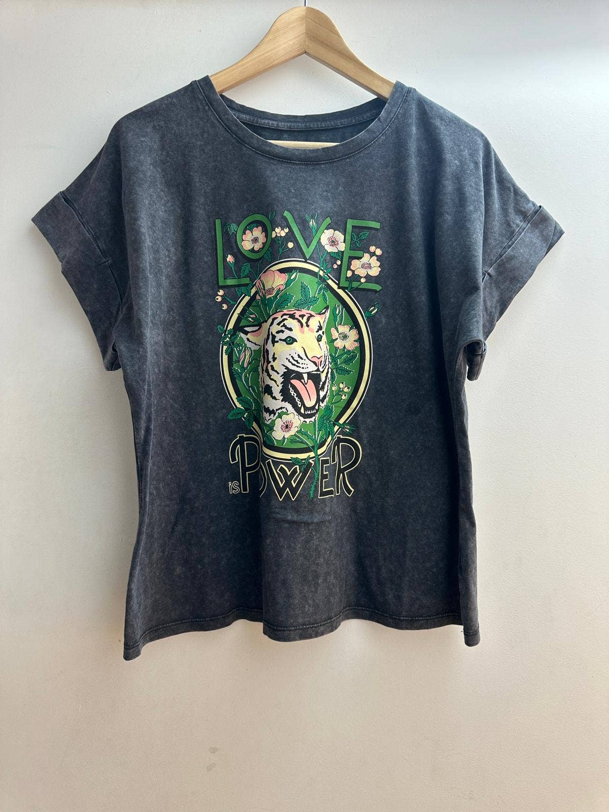 T-shirt imprimé taille unique en coton - leyily