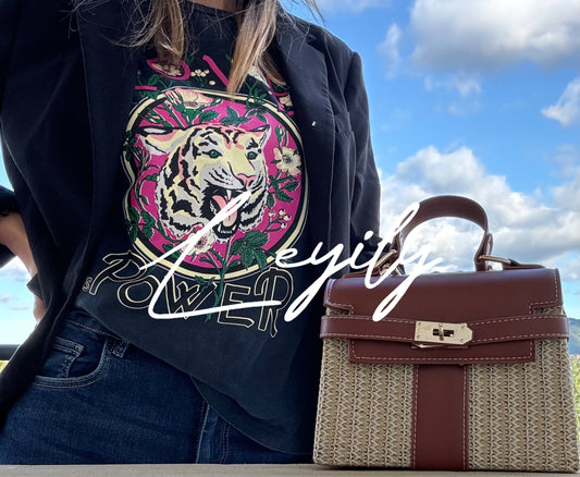 Sac en paille - leyily