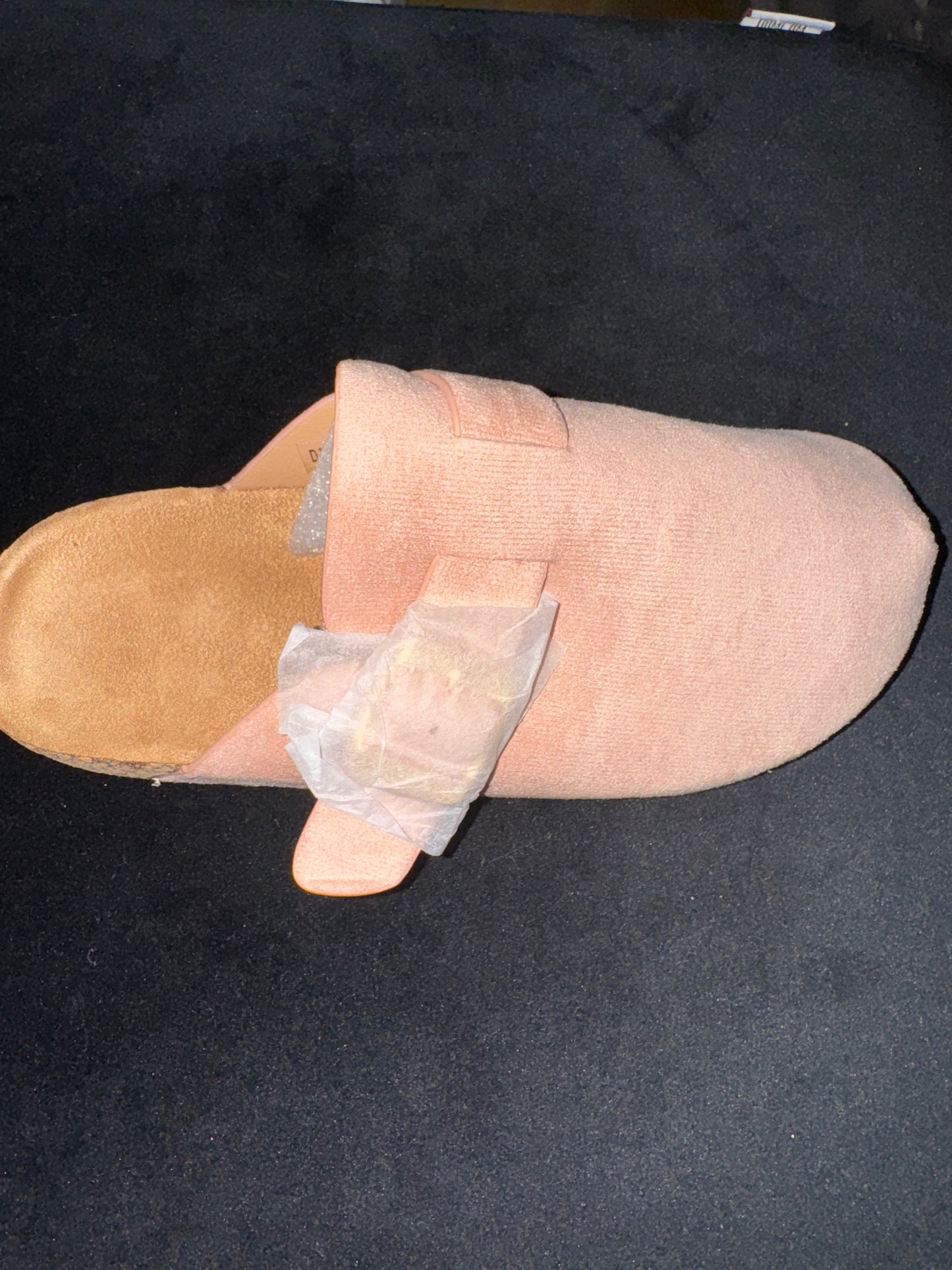 Mule en daim avec boucle