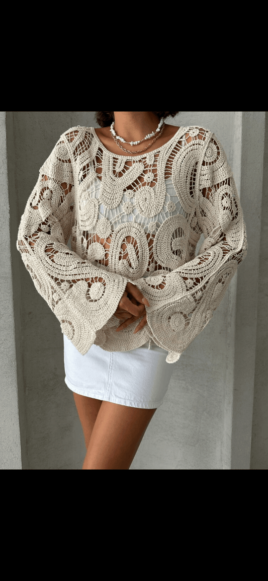 Blouse dentelle - leyily