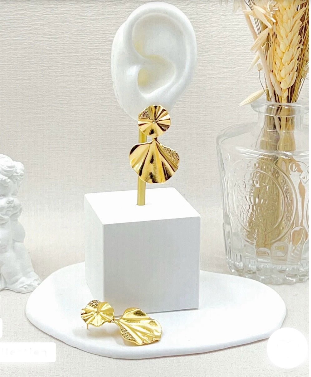 Boucles d’oreilles or - leyily