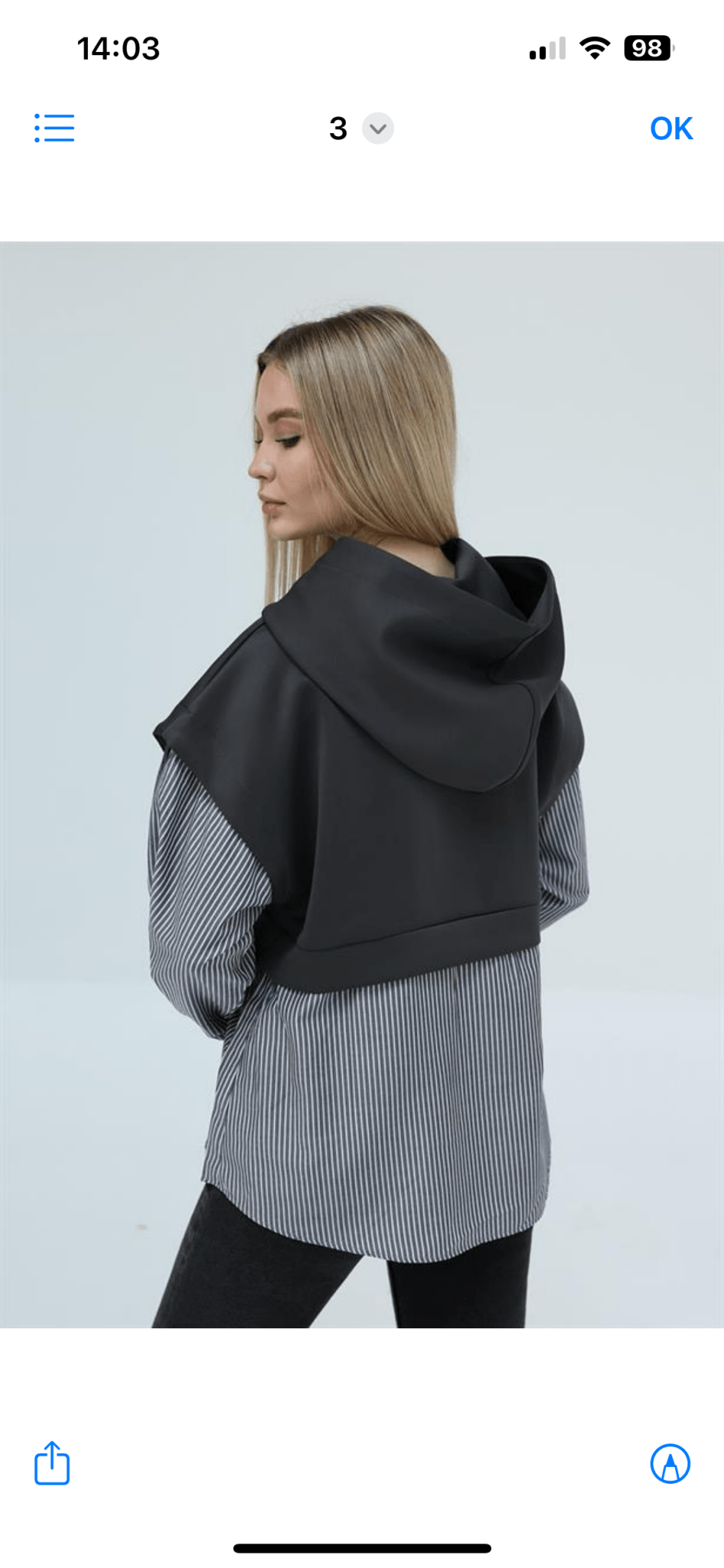 Chemise sweat à capuche - leyily