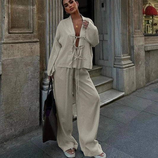 Ensemble blouse et pantalon - leyily