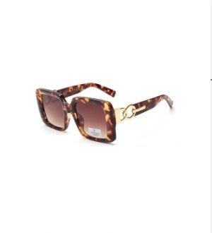 Lunettes de soleil branche doré - leyily