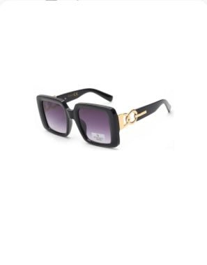 Lunettes de soleil branche doré - leyily