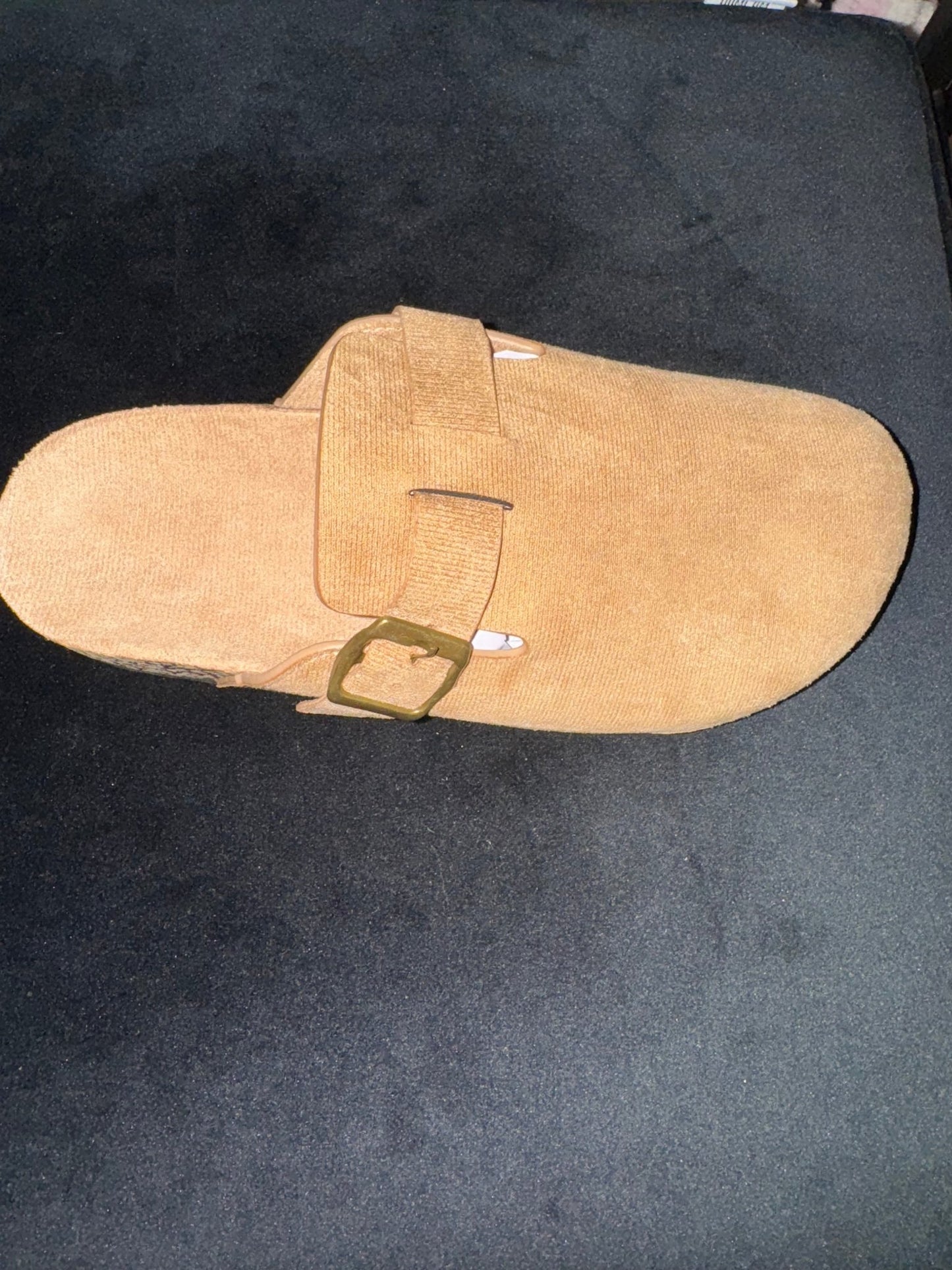 Mule en daim avec boucle - leyily