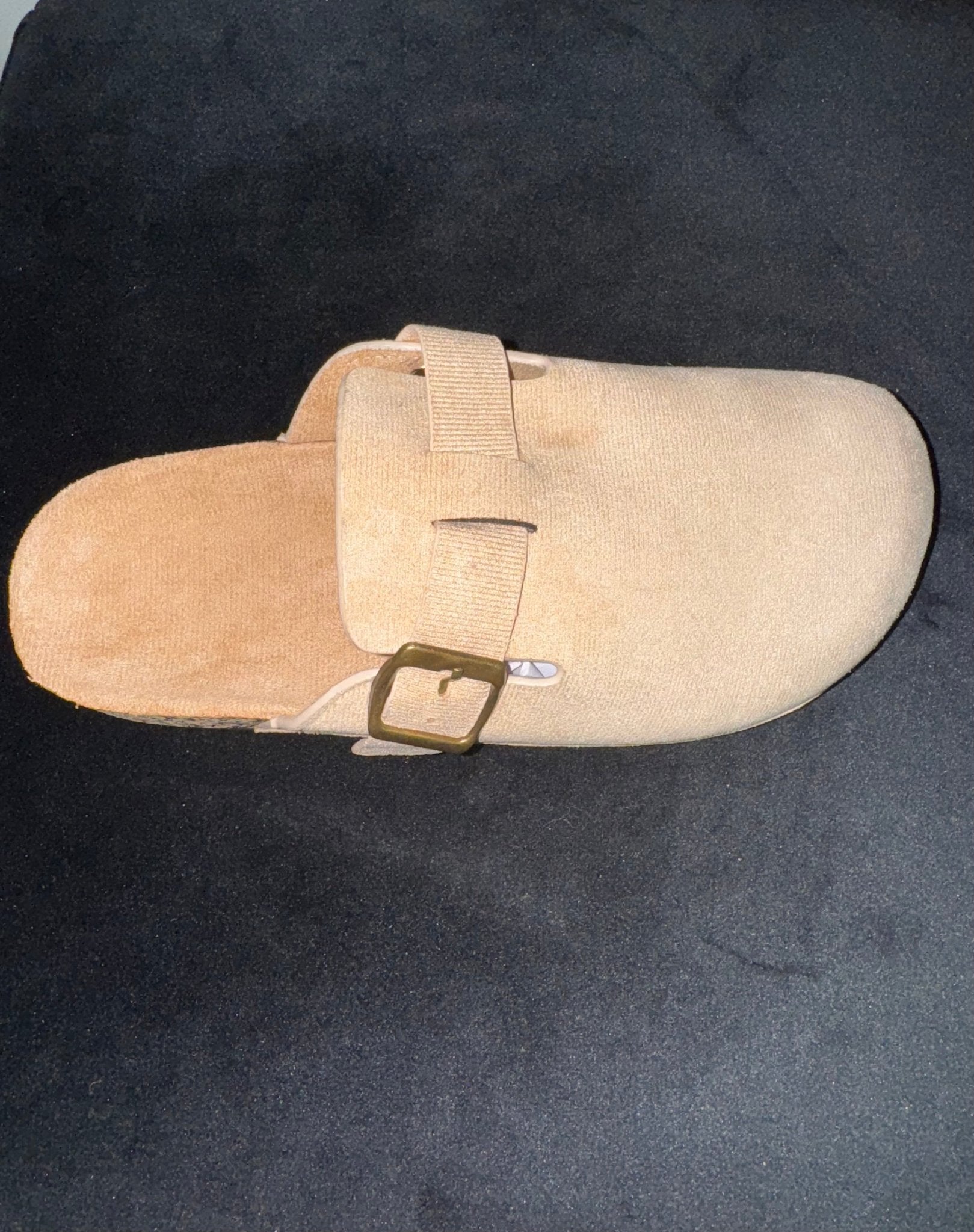Mule en daim avec boucle - leyily