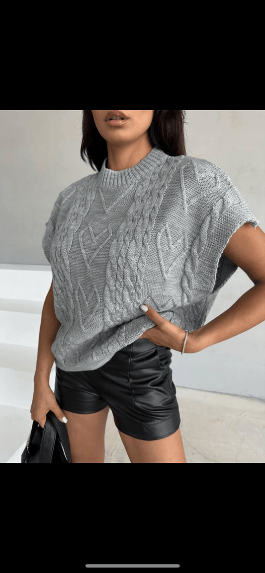 Pull manche courte - leyily