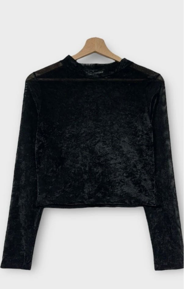 Top en velours - leyily