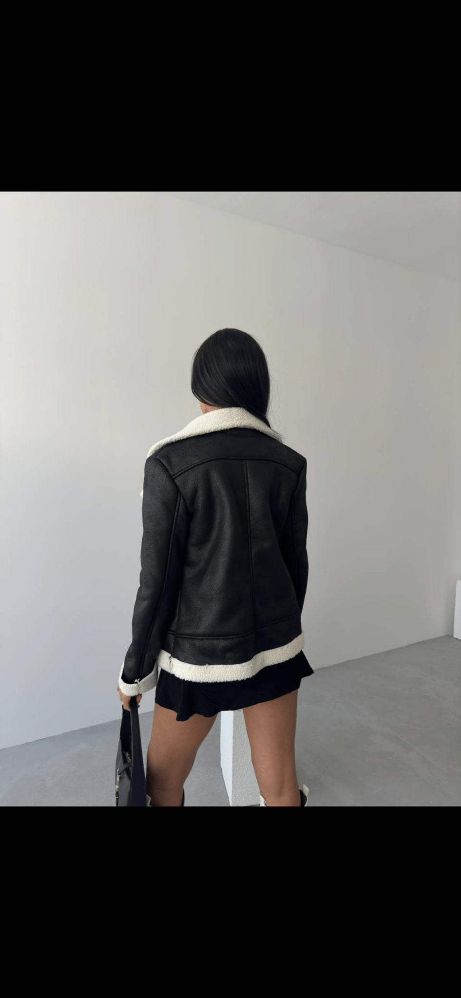 Veste en cuir polaire - leyily