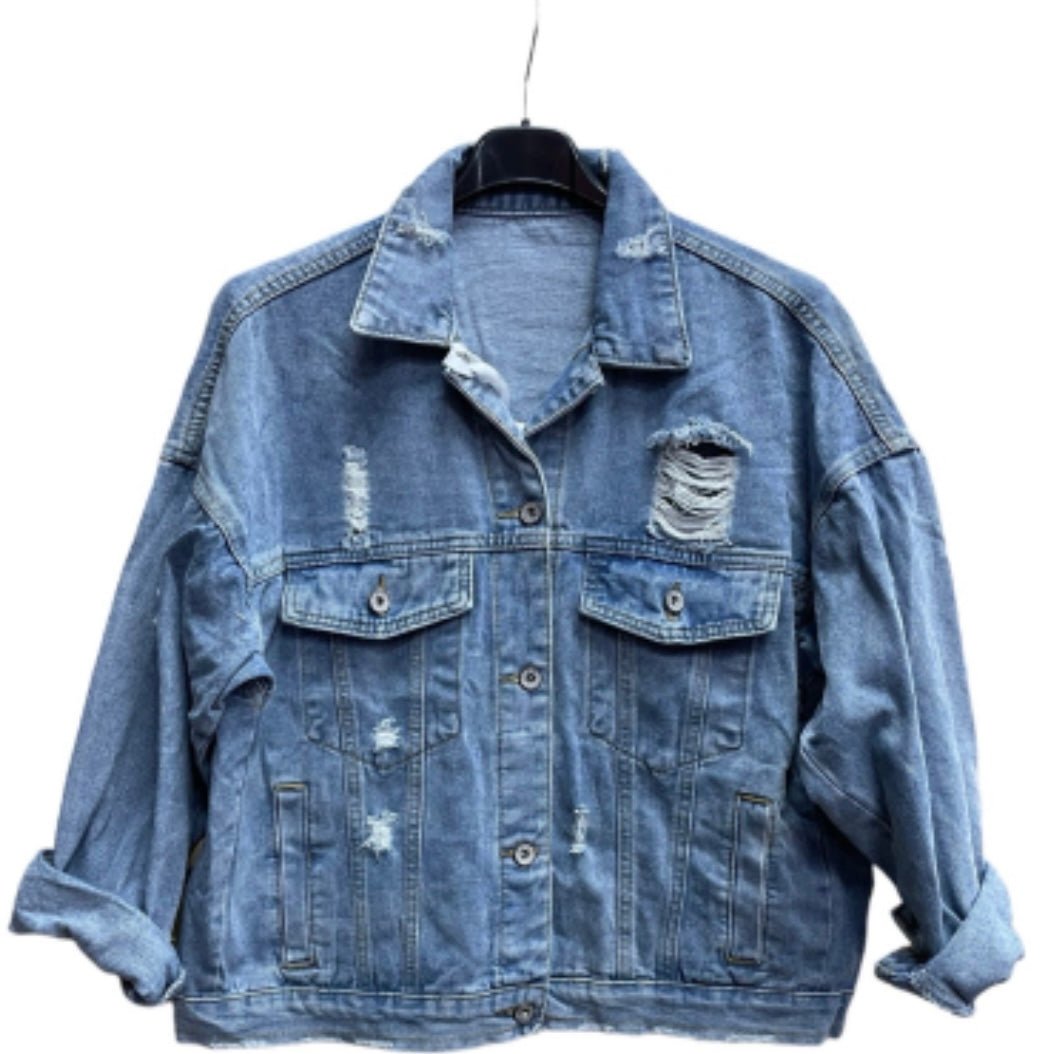 Veste en jean ample - leyily